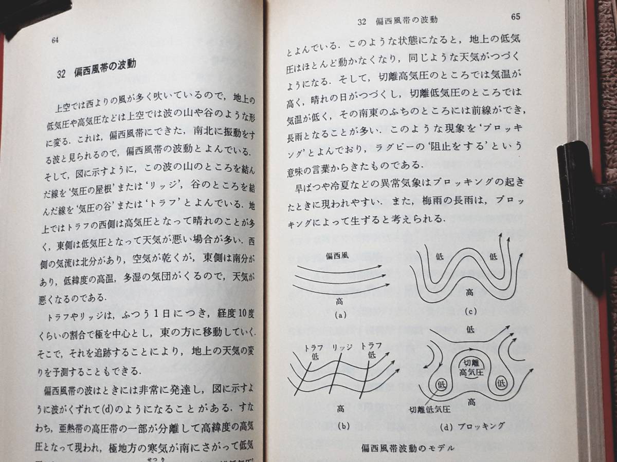 送料無料！　古本 古書　気象なんでも百科　高橋浩一郎 　岩波ジュニア新書　１９９１年　　波浪 高潮 梅雨 前線 天気予報 天気図 季節風