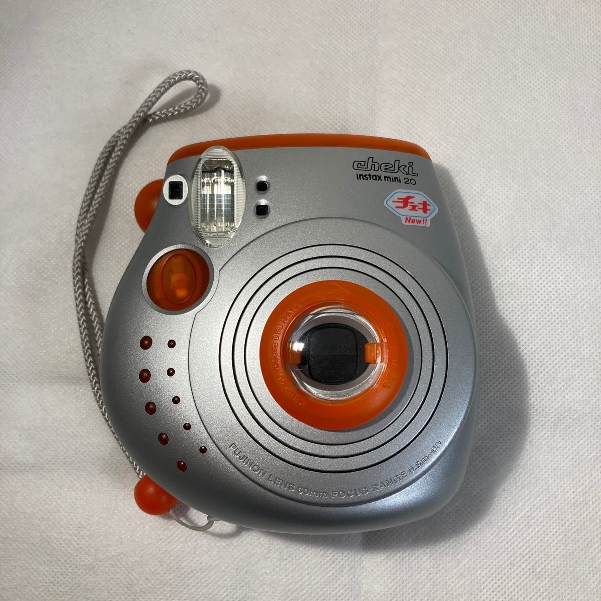 大好評です 動作確認済み FUJI FILM INSTAX MINI20 オレンジチェキ本体