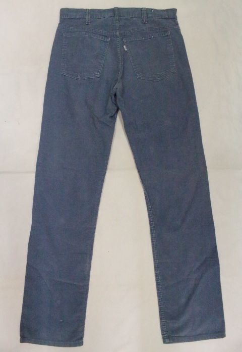 VintageOriginal 80\'s Levi\'s519 corduroy pants USA made W33L34 Levi's navy Vintage Old old clothes P