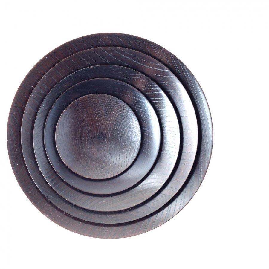 うすびき 皿 Mサイズ 黒拭漆 我戸幹男商店 小皿 木製 シンプル 器 テーブルウェア_画像3