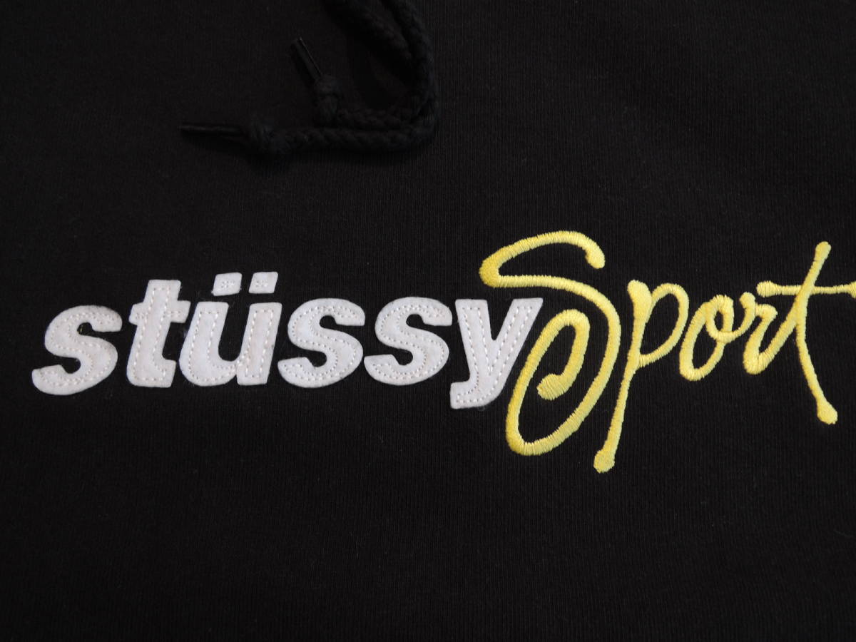 STUSSY ステューシー Sport App Hoodie 黒 Lサイズ フーディー 最新 ZOZOTOWN 完売 人気商品_画像2