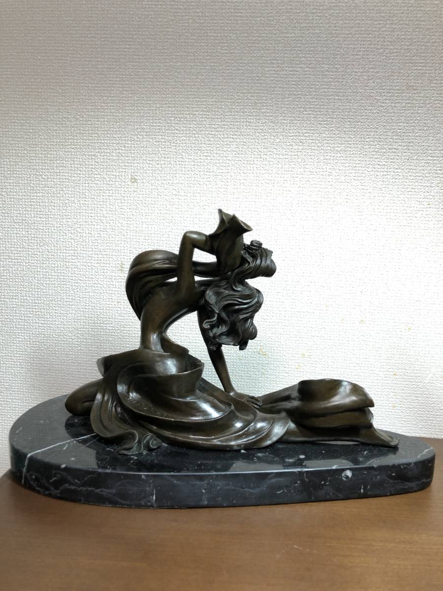  bronze image .. image beautiful woman Dan sa- ornament 