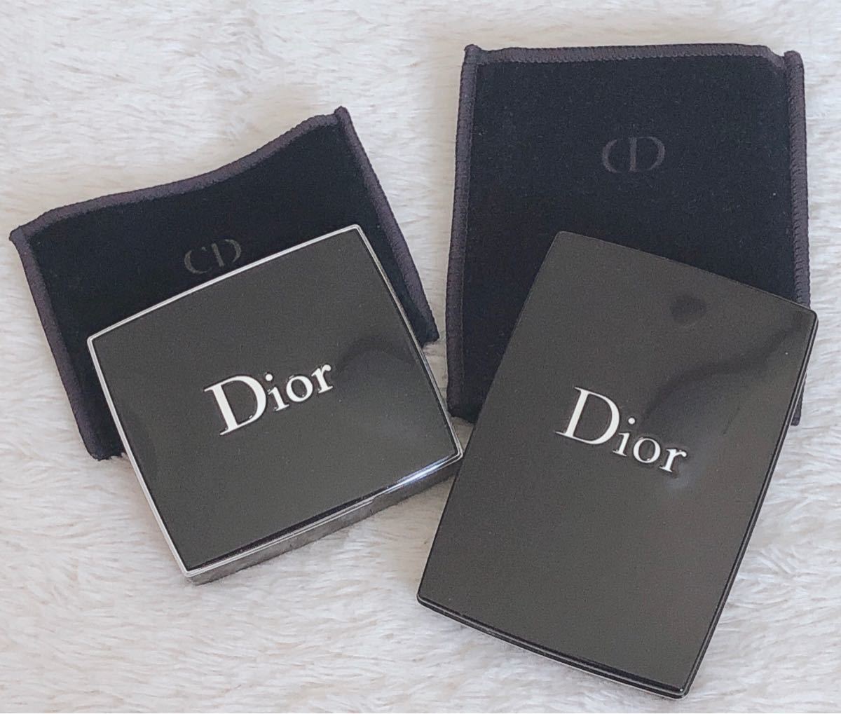 【USED】Dior ★ディオールショウモノ（アイシャドウ）★ディオールミニメイクアップパレット ノベルティ（アイシャドウ＆口紅）