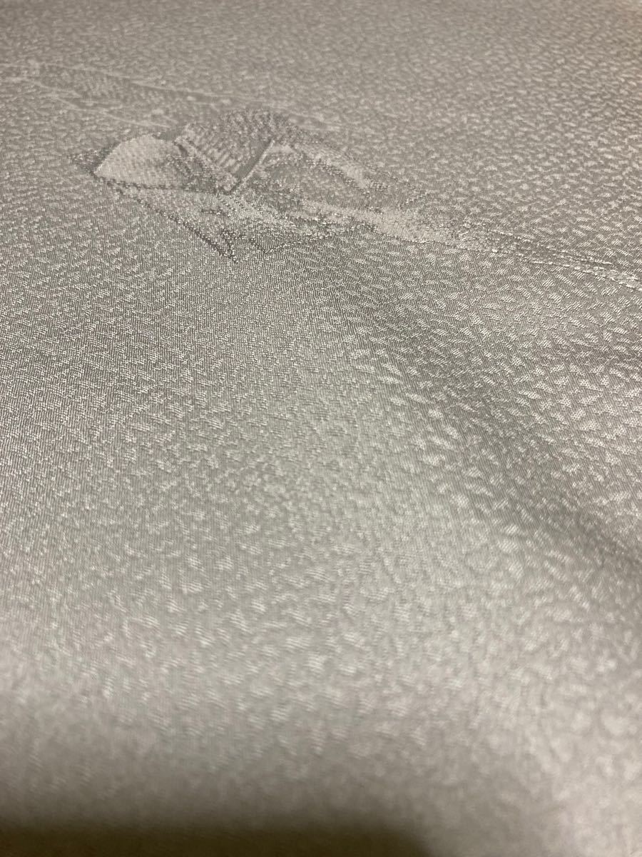 M 754 正絹　ハギレ 紋意匠　裾ボカシ　前身頃部分　ハンドメイド素材