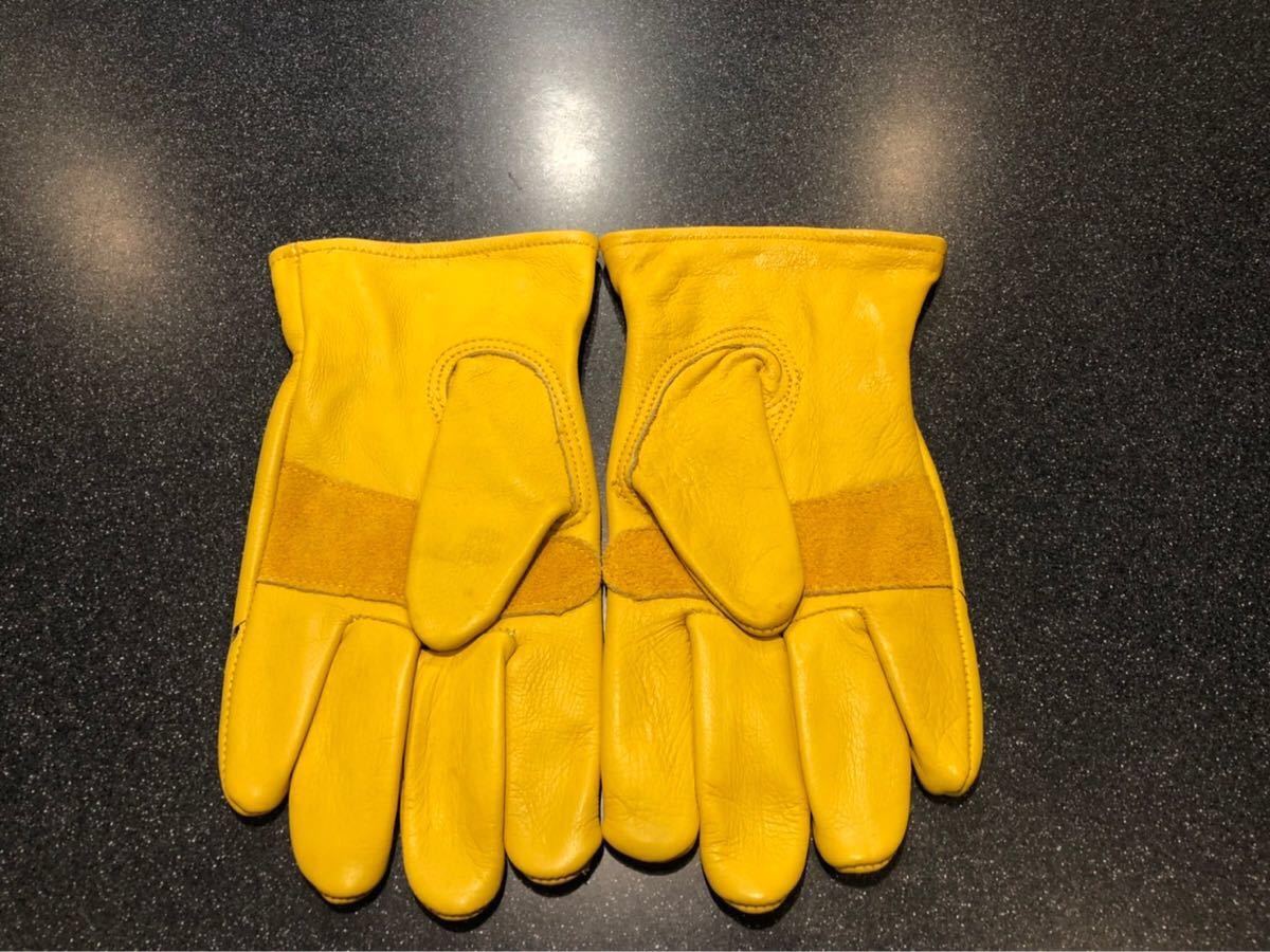 yellow glove ハンドメイド　レザー　グローブ　タトゥー　バイク　キャンプ　アウトドア　ハーレー