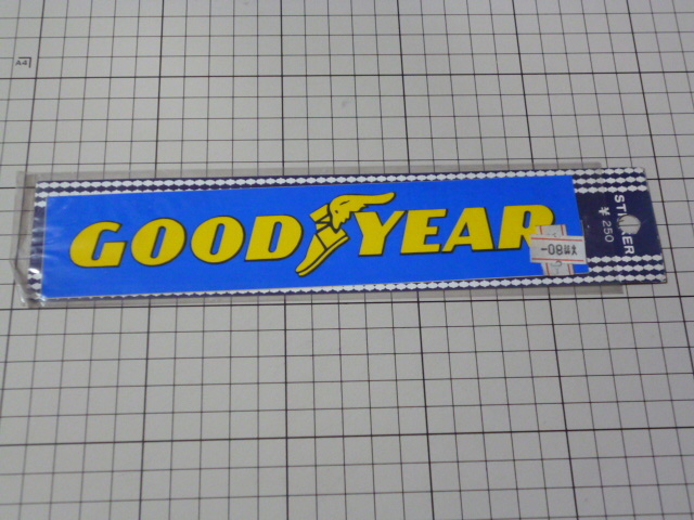 GOOD YEAR (グッドイヤー) ステッカー (205×42mm)_画像1