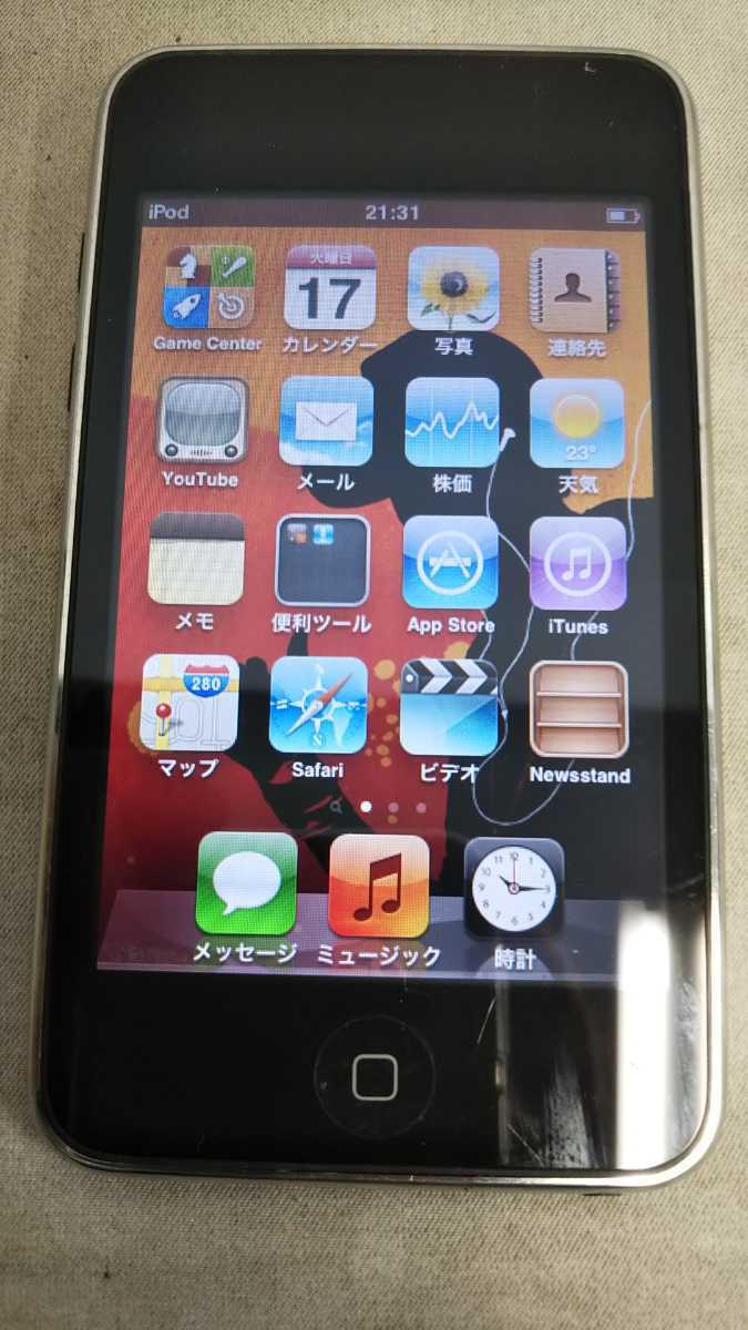 ヤフオク Hk455 Ipod Touch 第3世代 A1318 32gb Apple デ