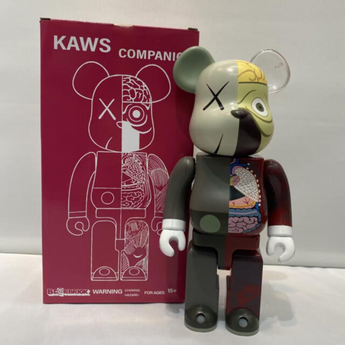KAWS カウズ ×MEDICOM TOY BE@RBRICK 400% ベアブリック BE KAWS カウズ ×MEDICOM TOY BE@RBRICK 400% ベアブリック BE