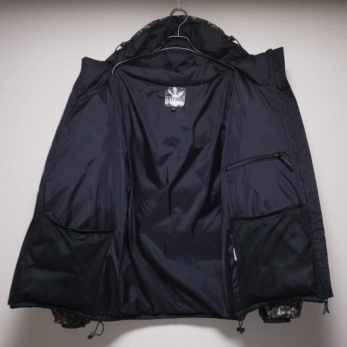美品 NITRAID REAL WEED DOWN JACKET Size XL ナイトレイド 美品 NITRAID REAL WEED DOWN JACKET Size XL ナイトレイド