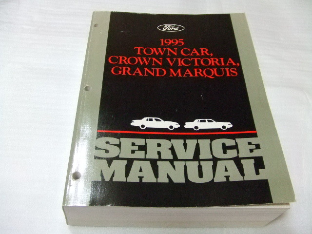 [ used ] Ford Town Car Crown Victoria Mercury Grandmarquis service manual English version 1995