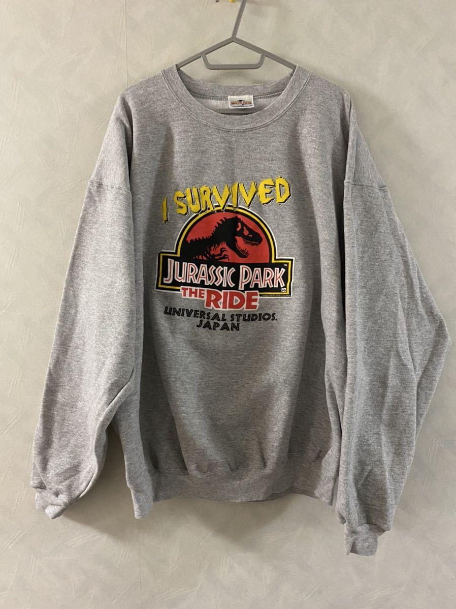 JURASSIC PARK THE RIDE スウェット XL ビッグシルエット ビンテージ