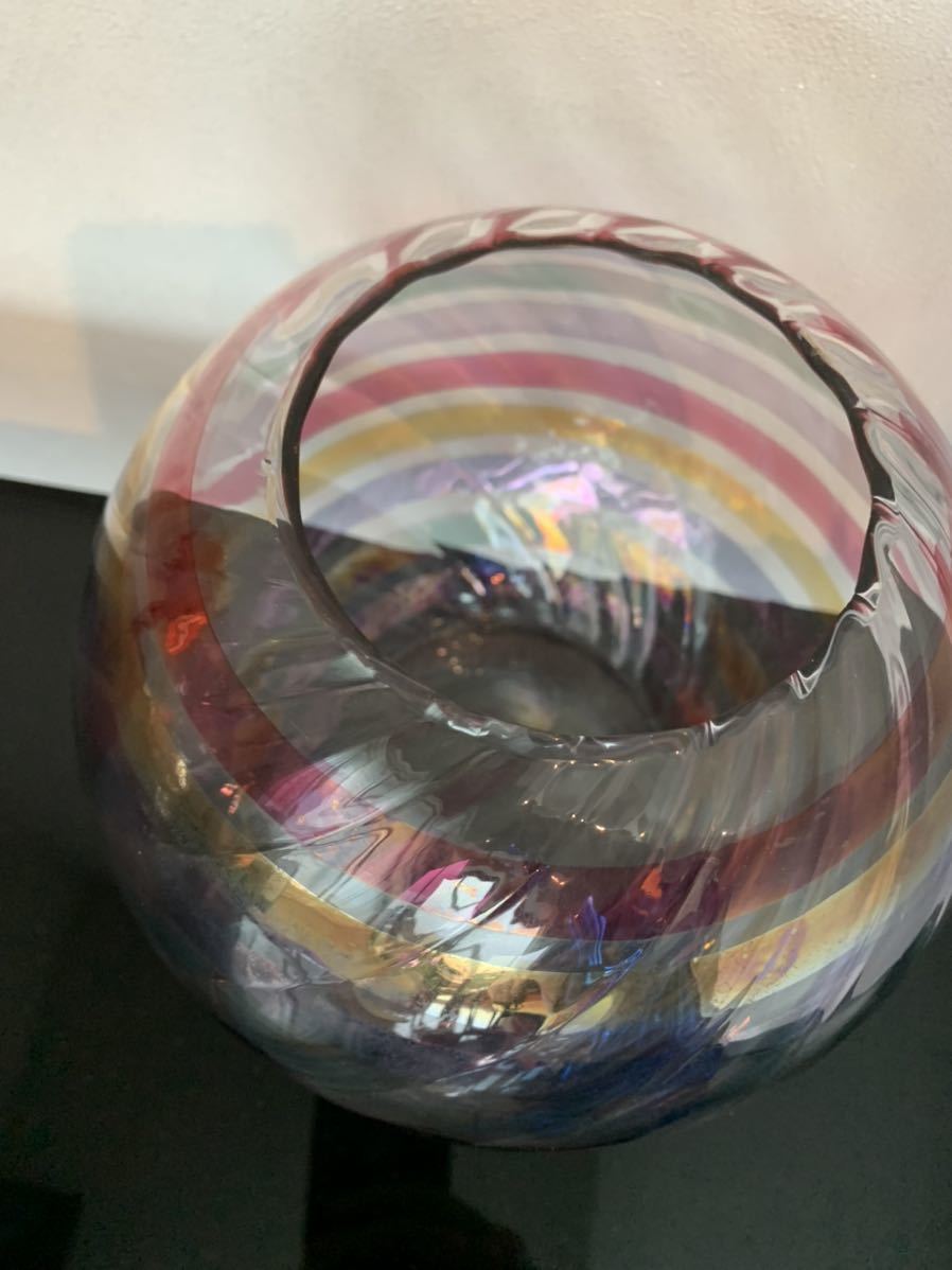 ベネチアングラス　ガラス　花瓶　フラワーベース_画像5