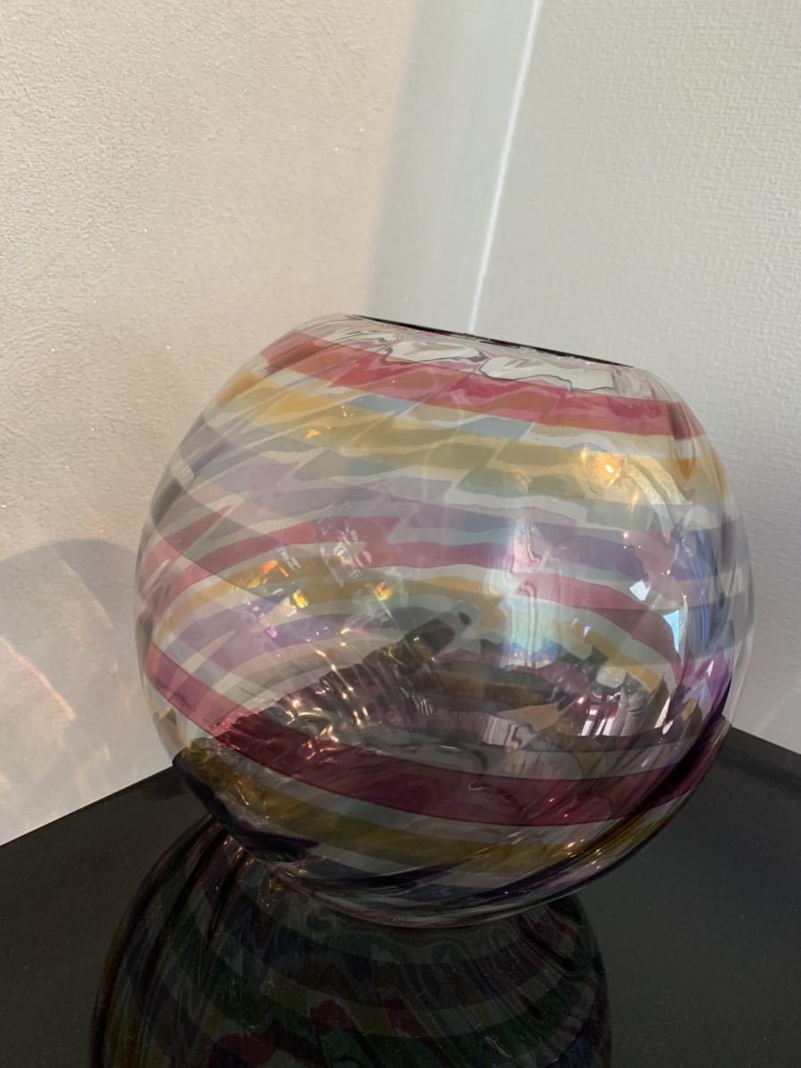 ベネチアングラス　ガラス　花瓶　フラワーベース_画像4