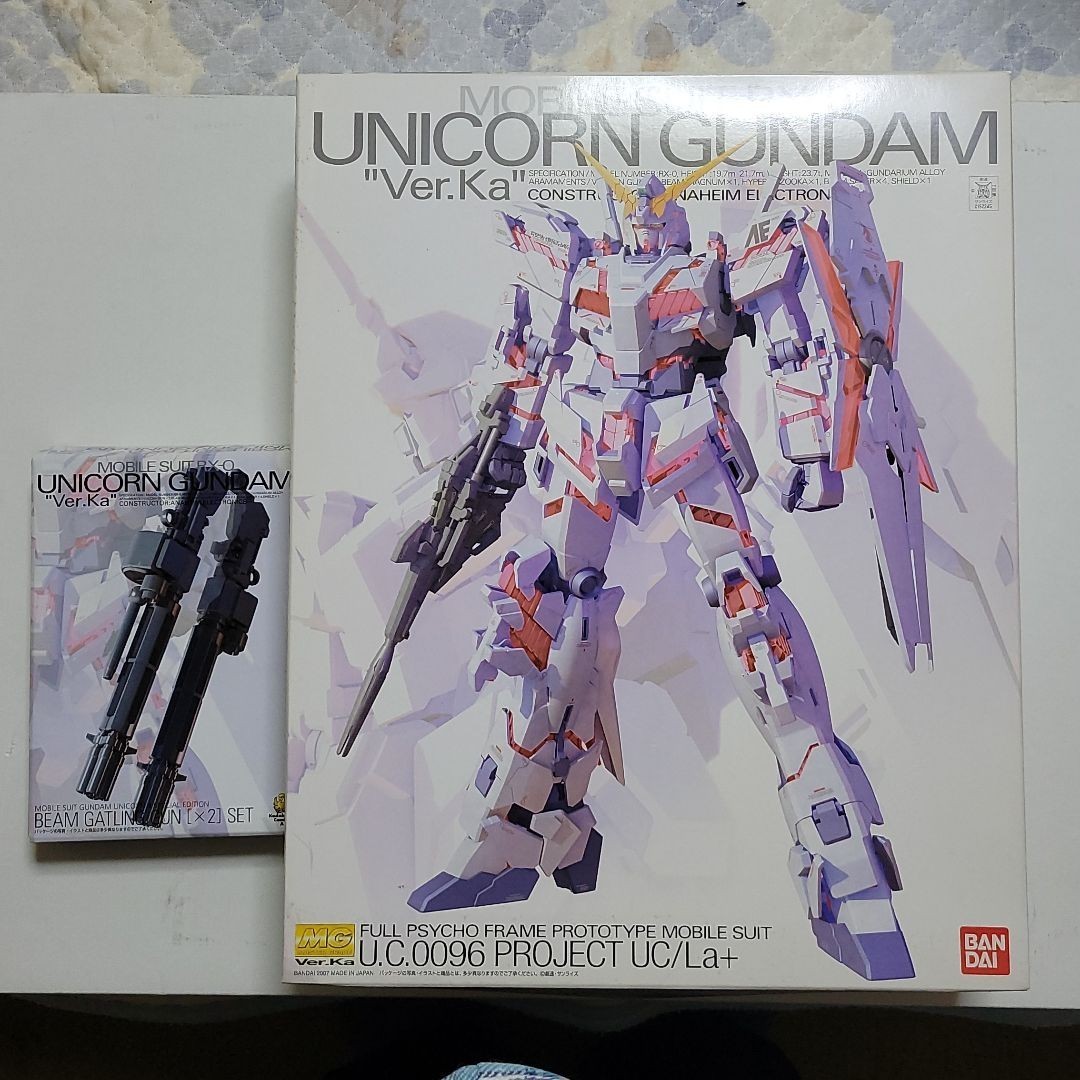 MG ユニコーンガンダム Ver.Ka +ビームガトリングガン