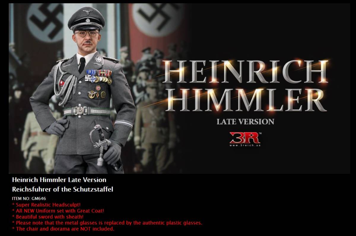 * нераспечатанный новый товар /3RDID GM646 Heinrich Himmler late version German WW2 Германия армия SS длина . родители .. вся страна руководство человек высокий nlihihi пятно - Ray to VERSION 