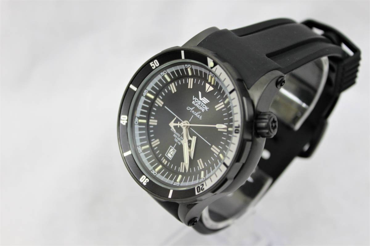 VOSTOK EUROPE ボストーク ヨーロッパ K-162 SUBMARINE Anchar アンチャール サブマリン 世界限定3000本 メンズ 腕時計 自動巻き_画像3