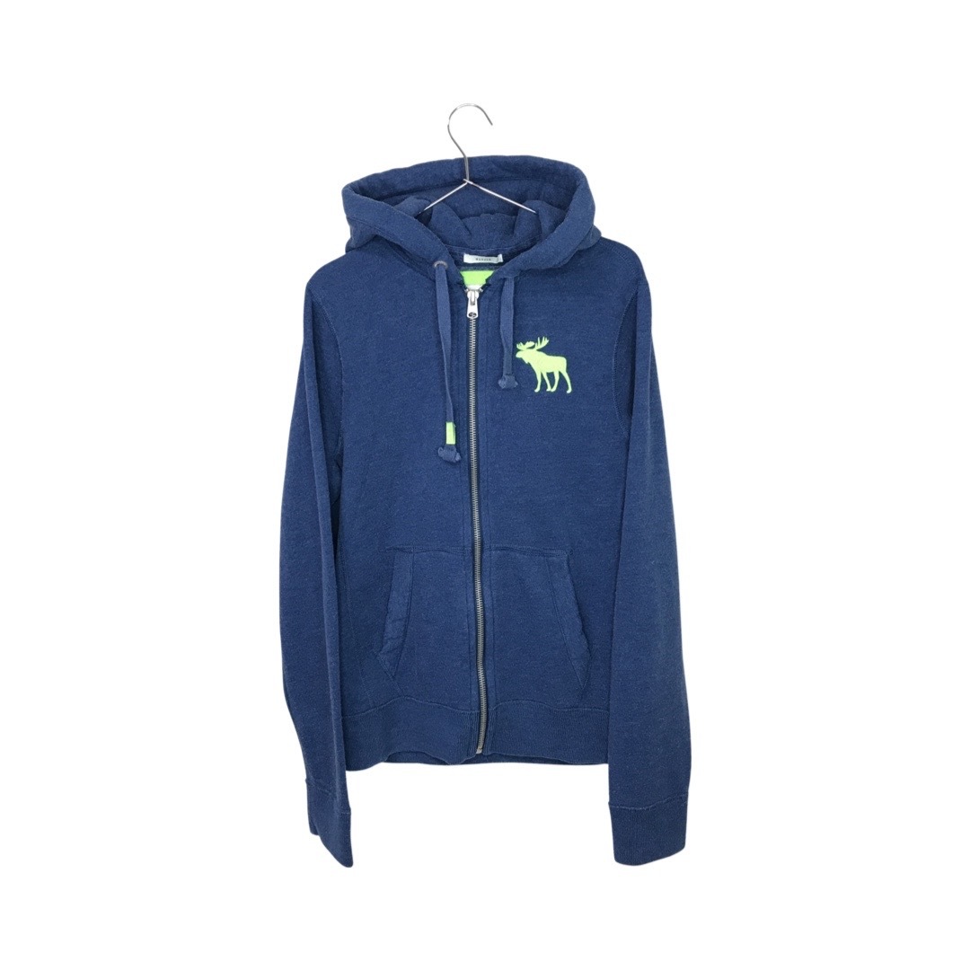 当社の ☆Abercrombie&fitch 管:B:10 M size ブルー 青 パーカー