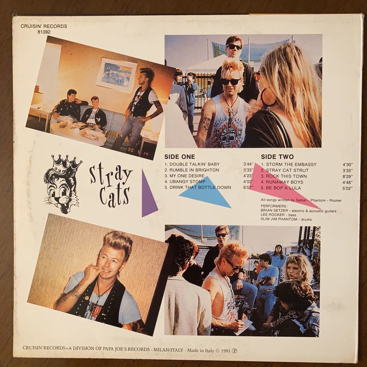 Stray Cats Drink That Bottle LP_画像2