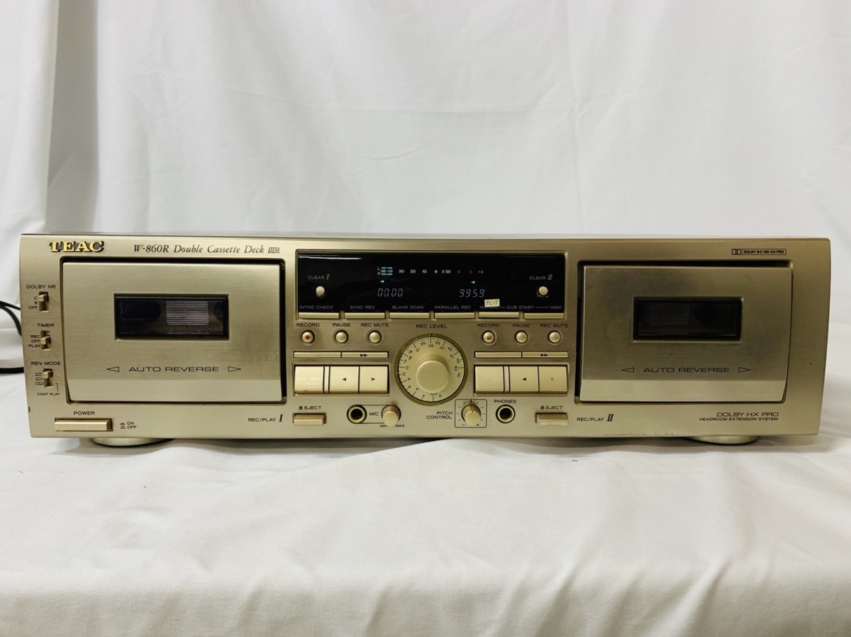 TEAC W-800R ダブルカセットデッキ Double Cassette-