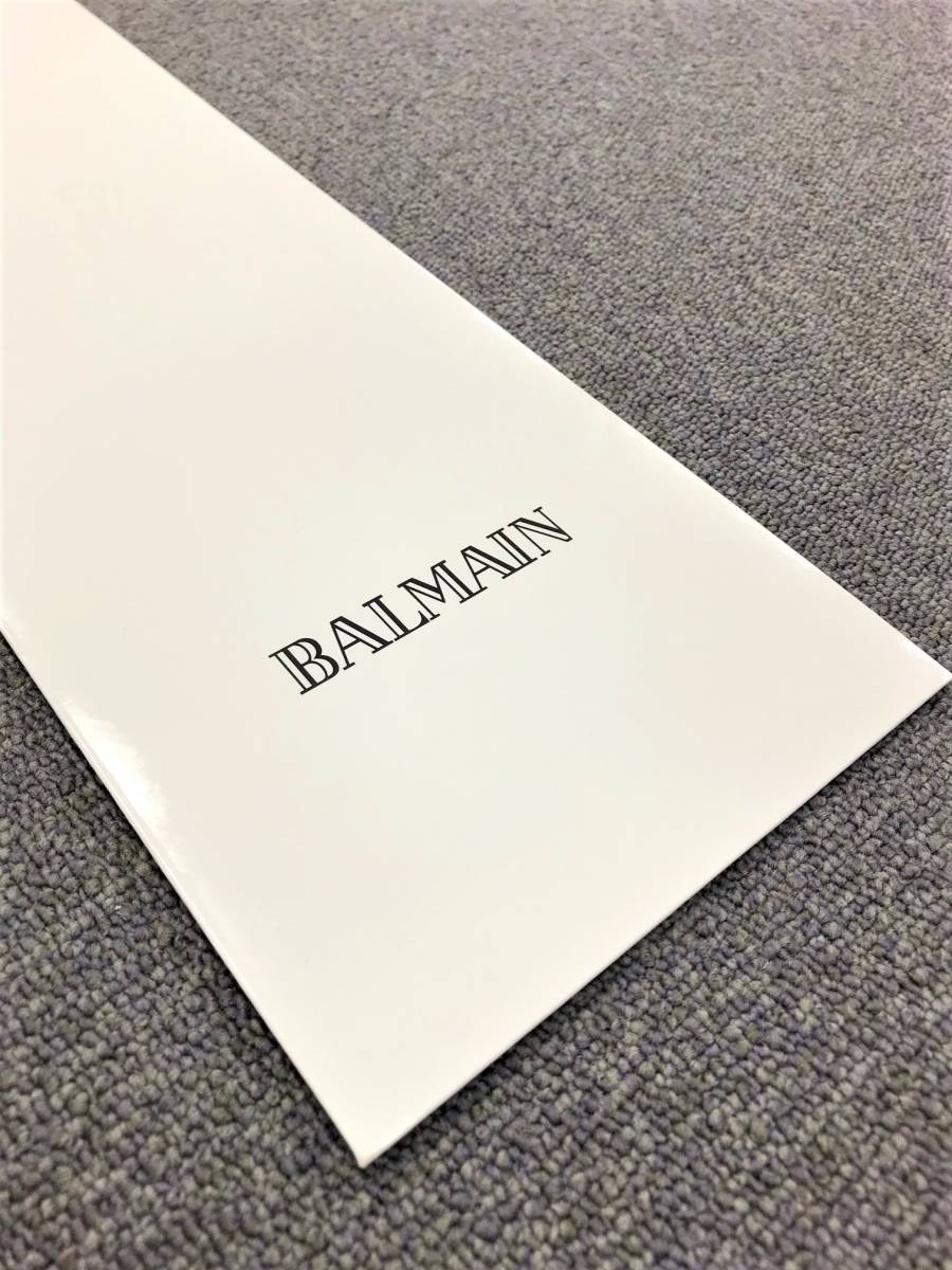 バルマン　ネクタイ 08A　新品　専用ケース付き　プレゼントにも！　BALMAIN　小紋柄　ライトブルー