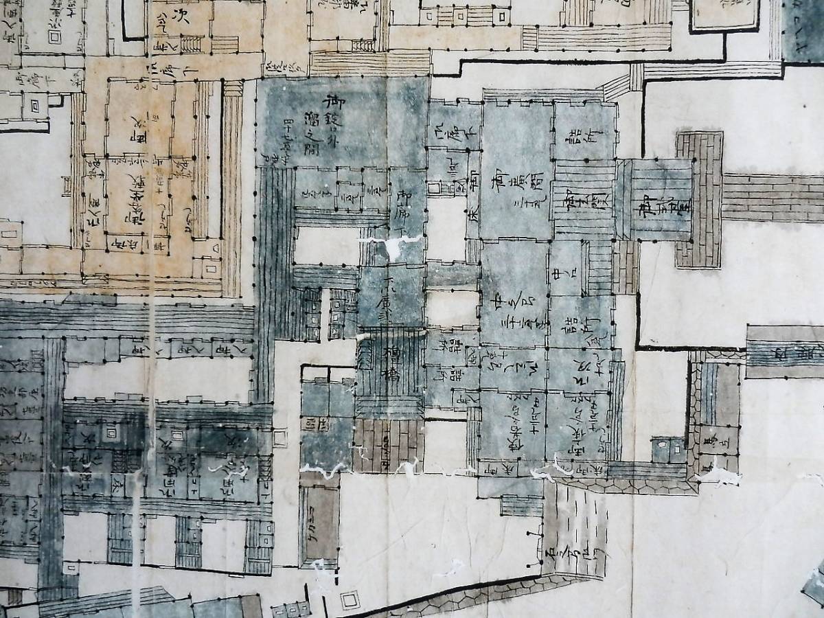 広島藩江戸御上屋敷惣絵図・御作事所作図年代江戸中期頃(近世 広島藩江戸御上屋敷惣絵図・御作事所作図年代江戸中期頃(近世