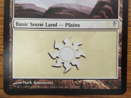 AWC112★MTG 冠雪の平地/Snow-Covered Plains 英語版 マジック・ザ・ギャザリング コールドスナップ CSP_画像4