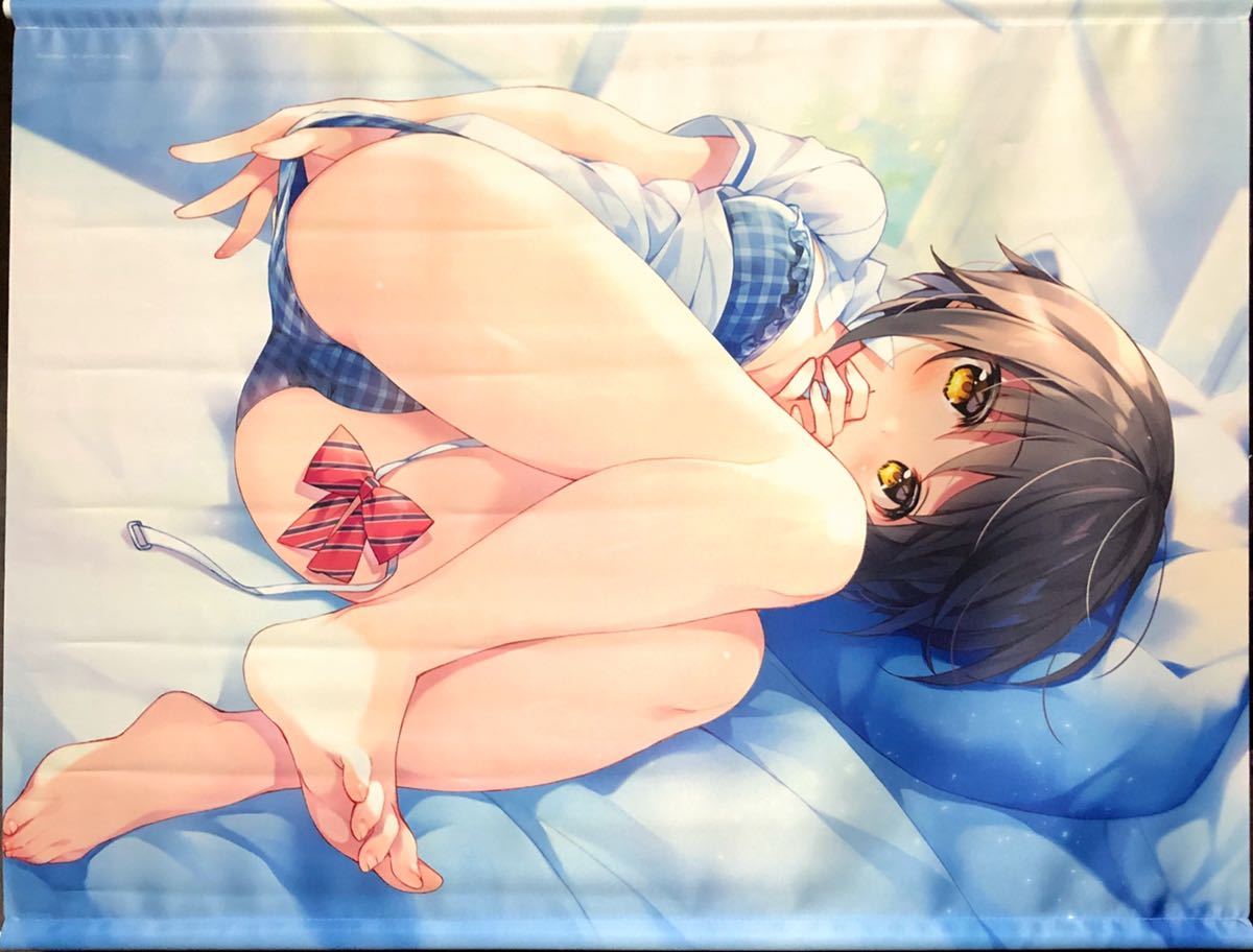 C98 すいみゃイラスト B2タペストリー Chilly polka 脚フェチ ふともも 下着 ロリ 保健室 美少女 グッズ