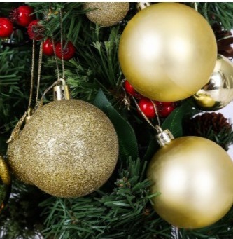 クリスマスツリー オーナメント 装飾ボール100個 キラキラボール 吊りボール 家庭用パーティー【5~8】_画像2