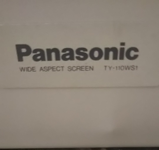 * used Panasonic Psnasonic wide aspect screen TY-110WS1*