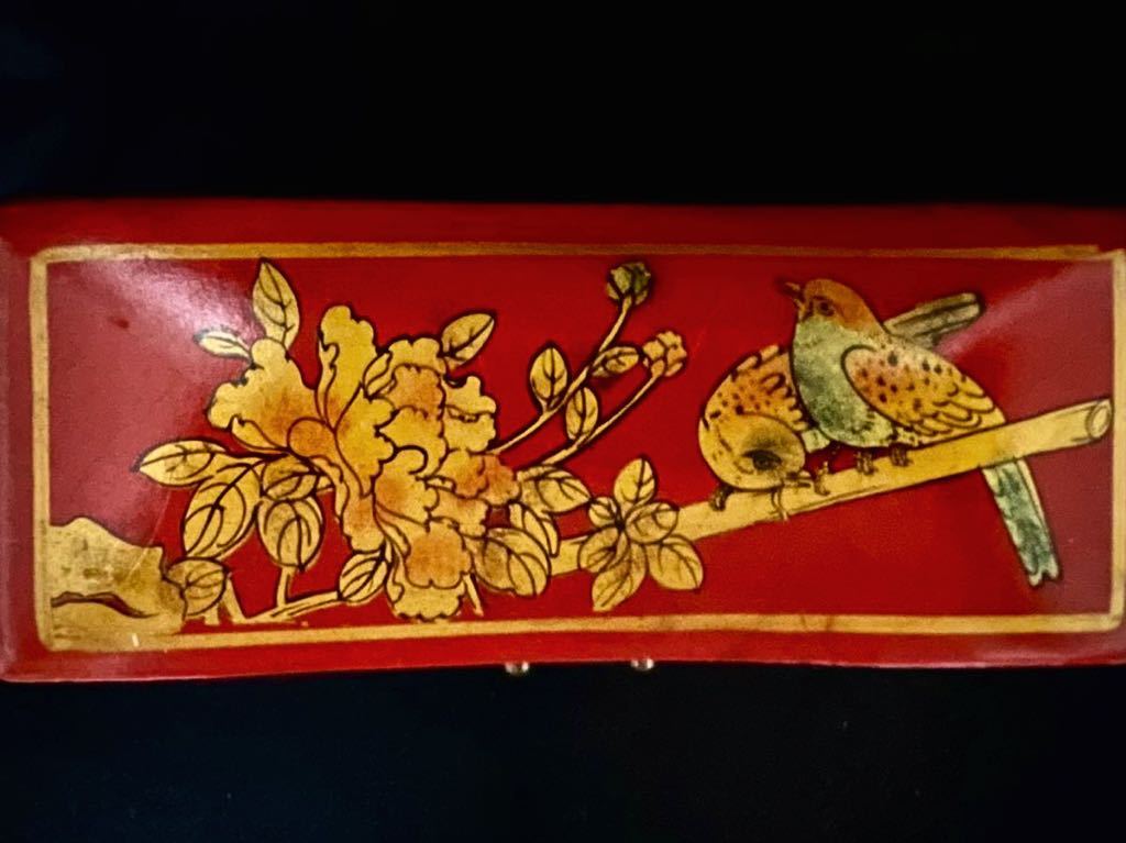 中国 箱子》古代様式「宝石箱」(小物入れ) シノワズリ「花鳥諷詠 中国 箱子》古代様式「宝石箱」(小物入れ) シノワズリ「花鳥諷詠