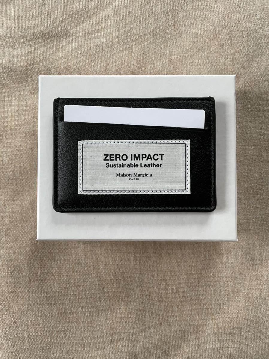 20AW新品 メゾンマルジェラ ZERO IMPACT カードケース パスケース 財布 黒 Maison Margiela 11 マルタン メンズ  ブラック カード入れ