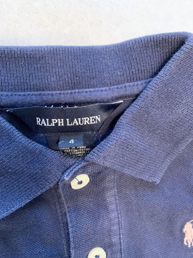  beautiful goods Polo Ralph Lauren One-piece navy blue color 4 -years old 