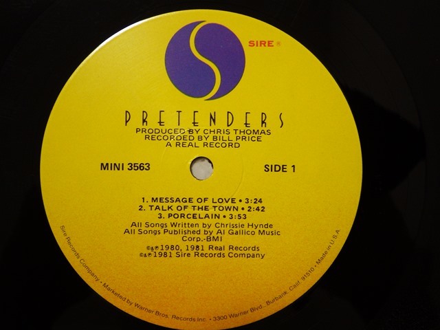 レコード PRETENDERS　プリテンダーズ / EXTENDED PLAY　MINI-3563　　_画像4