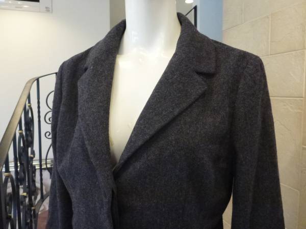 *S MaxMara Max Mara gray series wool jacket 40