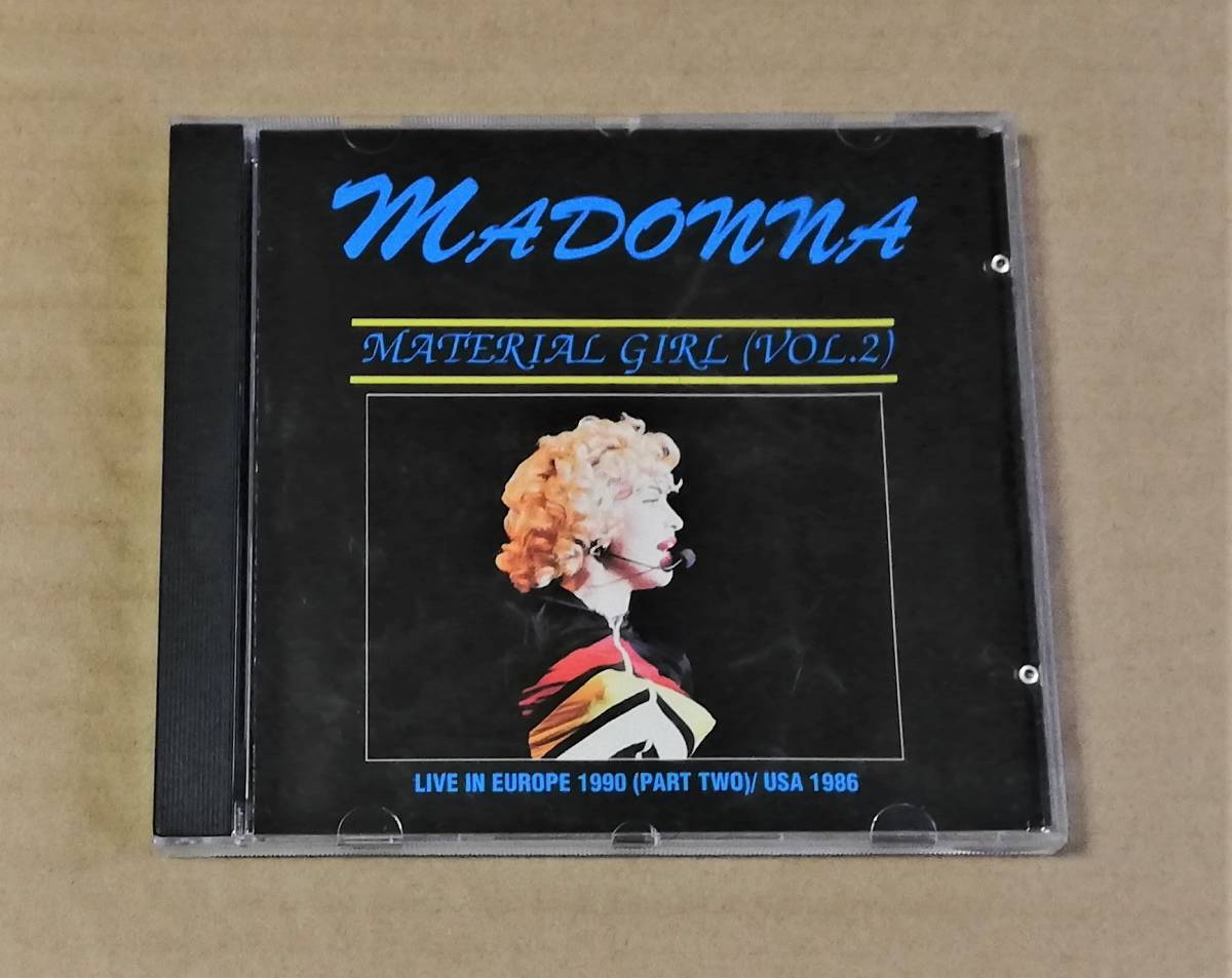  редкий MADONNA * Material Girl Vol.2 * бесплатная доставка прекрасный товар зарубежная запись Madonna Live in Europe 1990