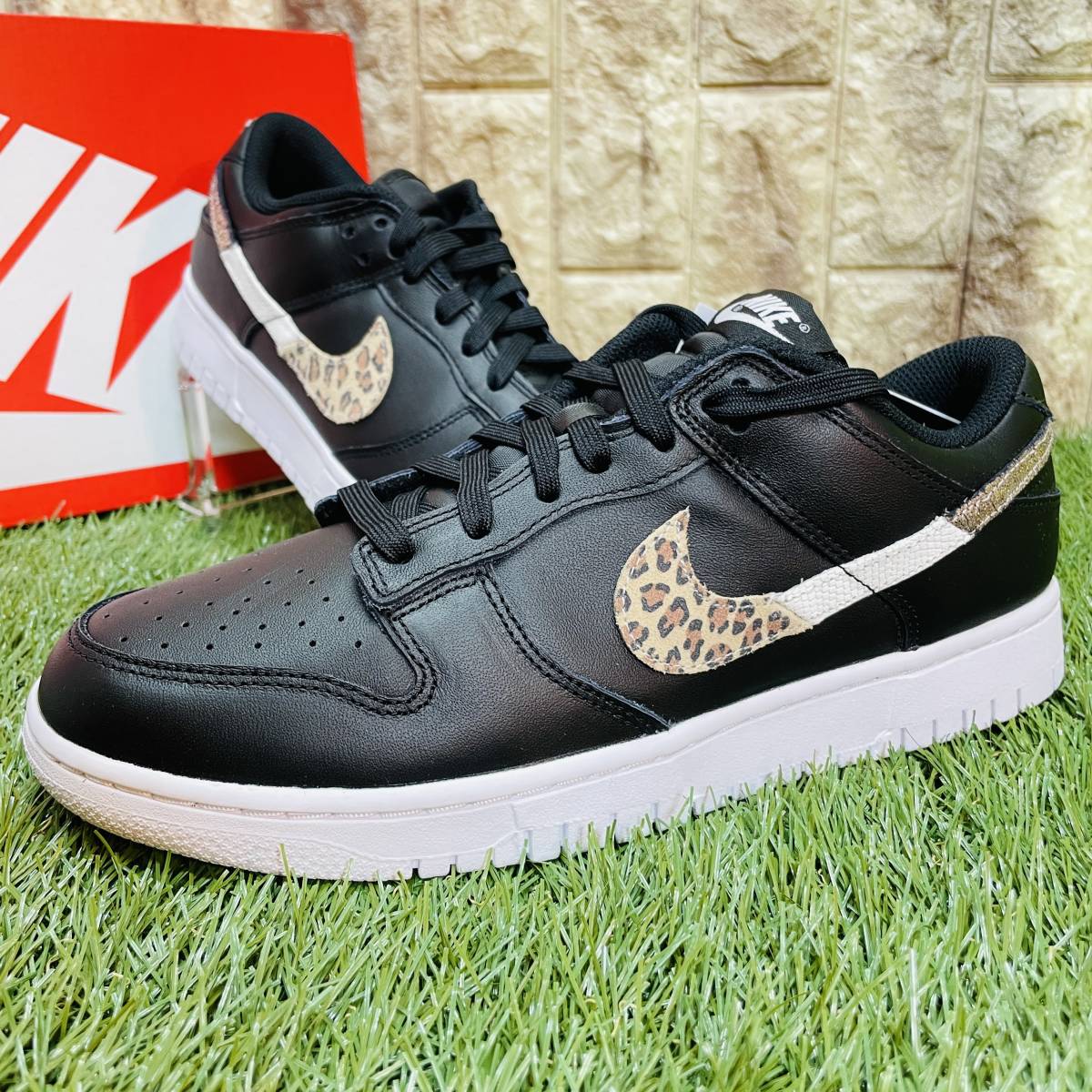 即決 ナイキ ウィメンズ ダンク ロー スペシャルエディション NIKE WMNS DUNK LOW SE スニーカー 黒 アニマル 28.0cm 送料込み DD7099-001_画像3