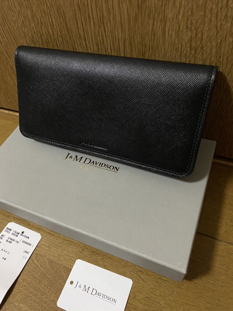 新品】定価74 800円 J&M DAVIDSON デヴィッドソン 長財布 ロング