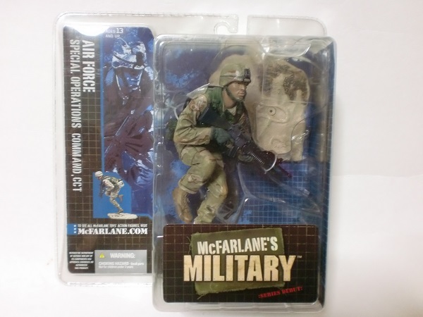 mak мех Len игрушки милитари 1 America ВВС особый отряд чёрный человек .6in Air Force Special Operations CCT Black McFarlane Toys