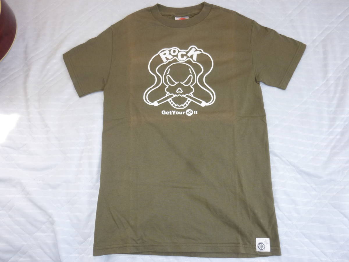 60HMR GET YOUR 69 !! ROCK ドクロ　スカル　ロック　Ｔシャツ　バンド　レア　レトロ　ビンテージ　ヴィンテージ サイズＳ 検 甲本ヒロト_画像1