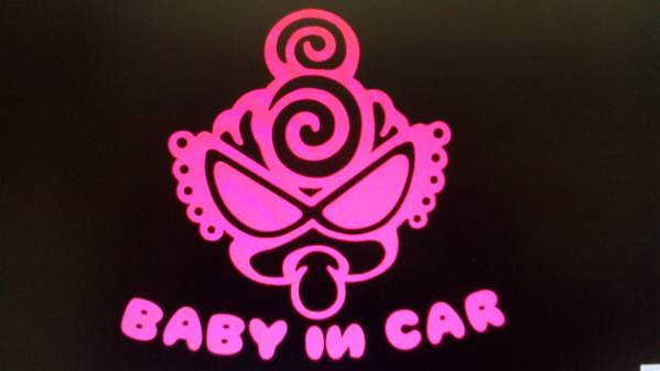 文字とカラー変更可　BABY in CAR　CHILD in CAR　 ステッカー ベビーインカー　他の画像でオリジナル作成可能です 令和_画像3