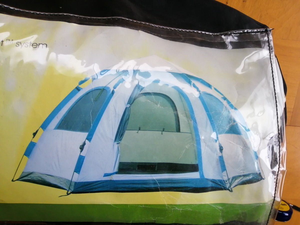 設営簡単 ワンタッチ式 テント EZ- Mono Ⅴ ヘキサゴン 5人用 非常用テントにも おうちでアウトドア気分 値下！