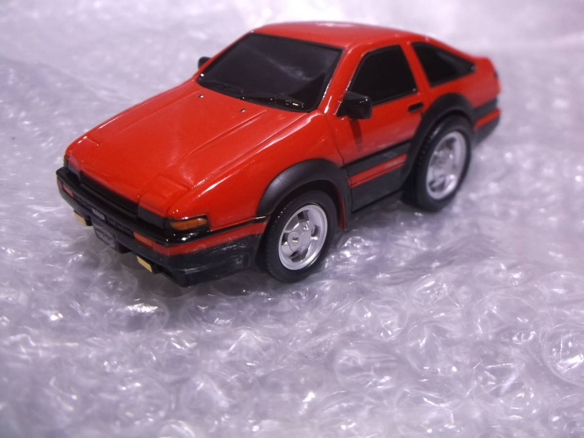 トヨタ スプリンタートレノ AE86 プルバックミニカー レッド H3909の画像1