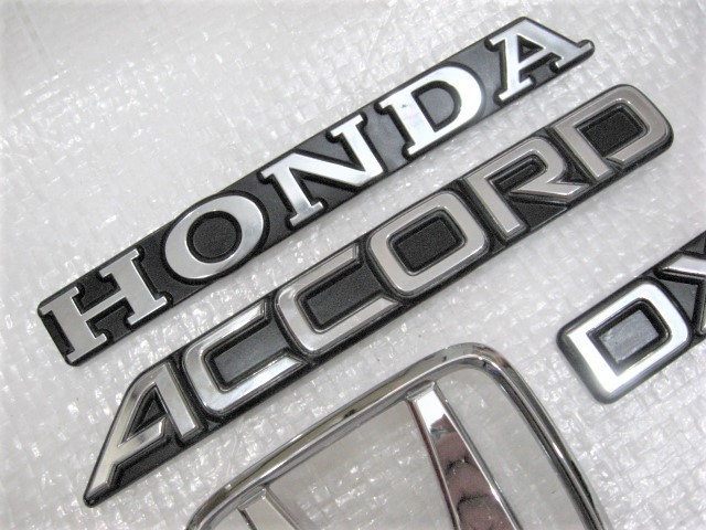 ★希少 USホンダ アコード ＤＸ HONDA ACCORD ＣＡ系? Hマーク エンブレム 4点 北米仕様 旧車 中古_画像3