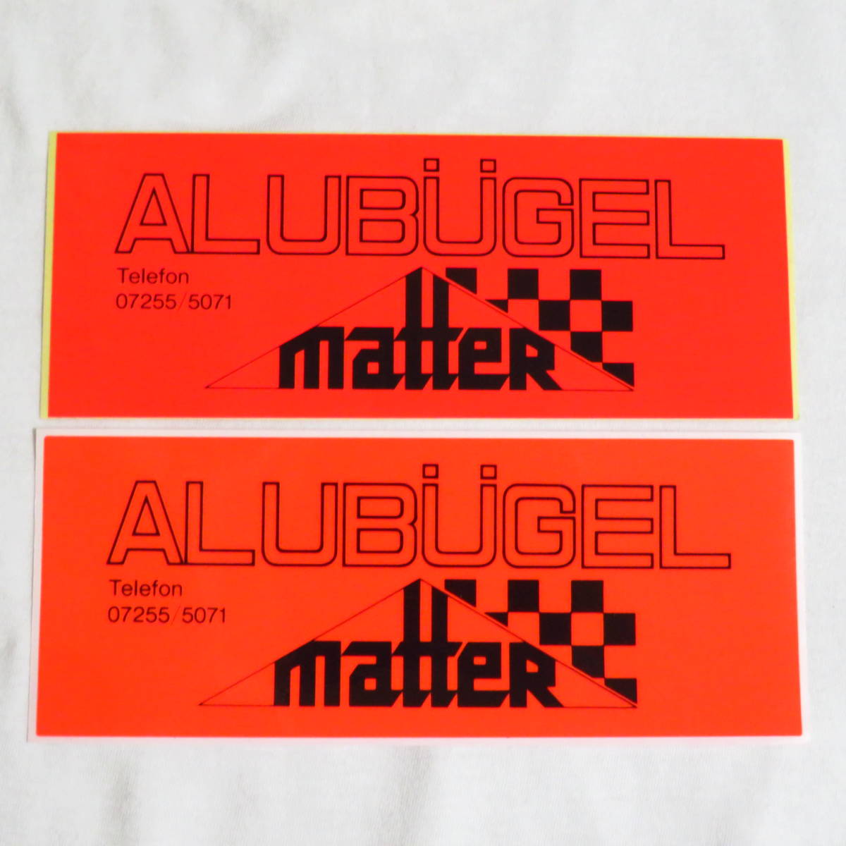 #MATTERmata- roll cage sticker fluorescence orange replica goods 2 pieces set Porsche 911 930 964 993 #