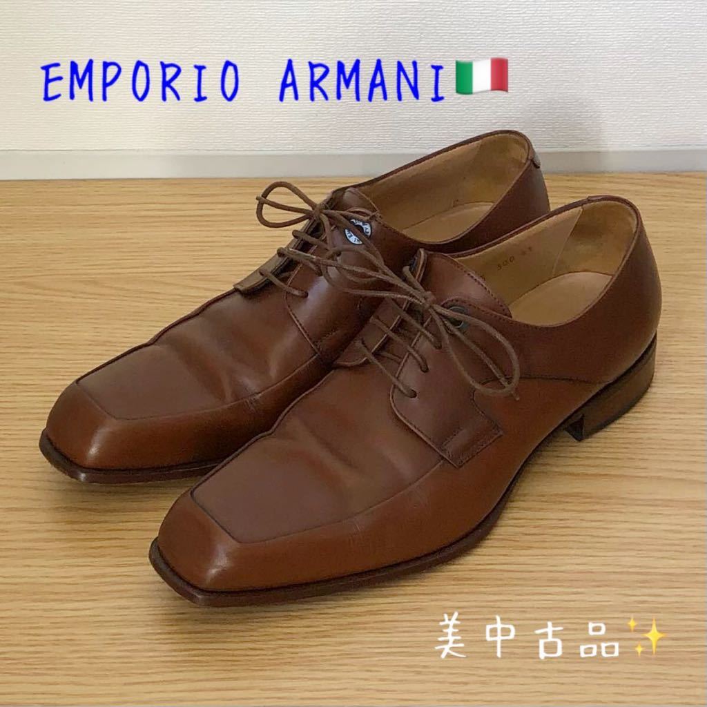 ヤフオク! - EMPORIO ARMANI エンポリオアルマーニ 革靴 レザ