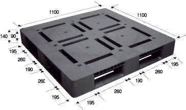 【 滋賀から発送】新品 強化 樹脂パレット 1100×1100×140 20枚セット 7_画像2