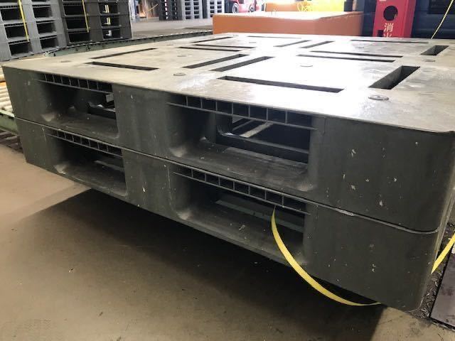 滋賀から発送】新品 強化 樹脂パレット 1100×1100×140 10枚セット 16 滋賀から発送】新品 強化 樹脂パレット 1100×1100×140 10枚セット 16