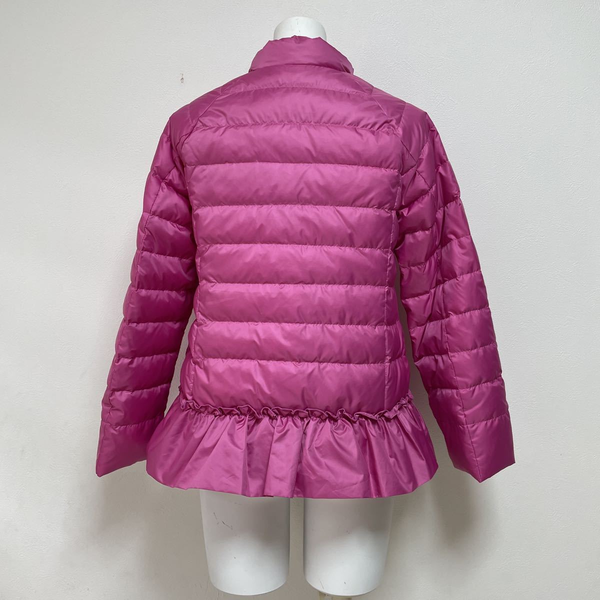  Kumikyoku Kumikyoku Kids girl frill down coat down jacket down 90% pink portable carrying size 150 beautiful goods 