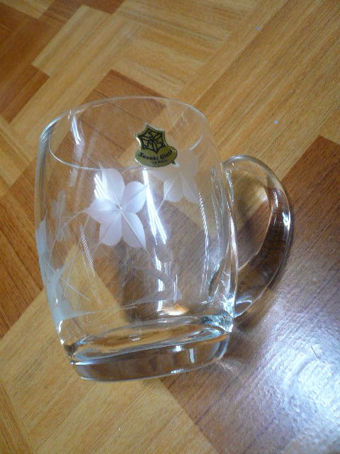 ☆Sasaki Glass JAPAN カットガラス　ジョッキタイプ　5個組　未使用品_画像1