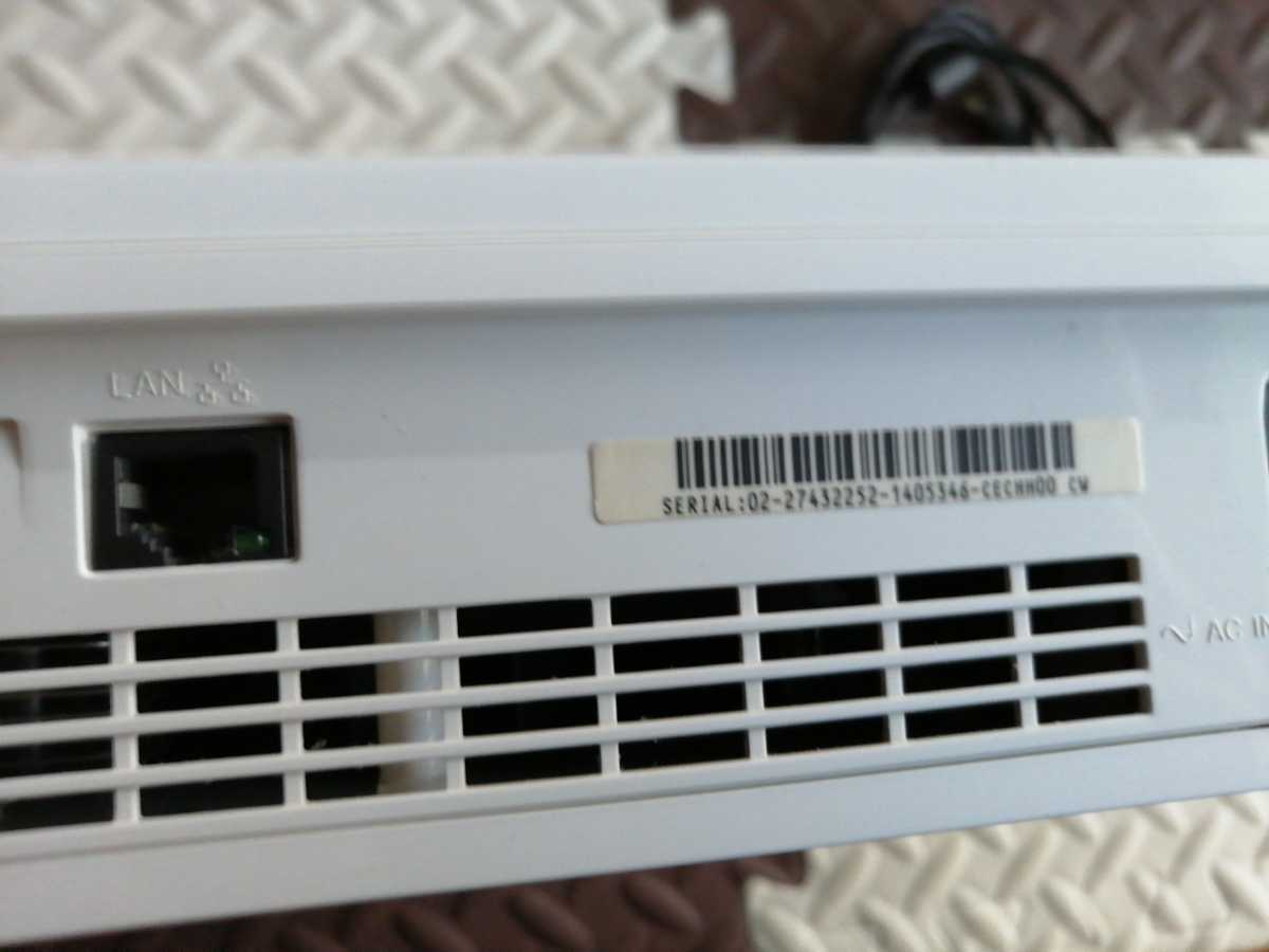 美品　動作確認済　PS3 本体一式 初期型 CECHH00 CW 500GB換装済 セラミックホワイト　白　HDMIケーブル付　即遊べます　★PlayStation3★